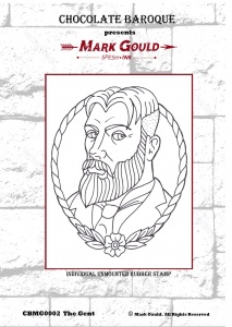 Mark Gould - The Gent individual unmounted rubber stamp - A6